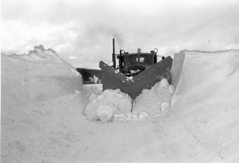 Blizzard of '78 snow plow | Coopersville Area Historical Society